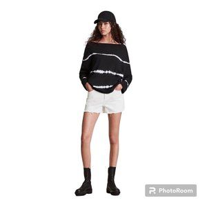 ALLSAINTS Rita Oversized Tie Dye Long Sleeve T-Shirt - XS